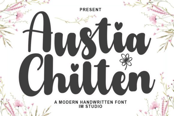 Austia Chilten: A Script Font for Web Design