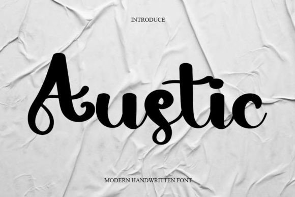 Austic: A Magical Handwritten Font