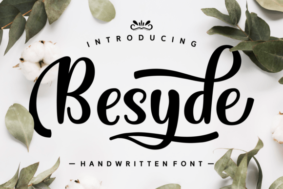 Besyde: A Bold Handwritten Font