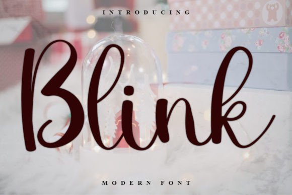 Blink: A Charming Script Font