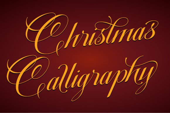 Christmas Calligraphy: A Elegant Font for Branding