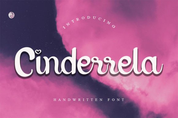 Cinderrela Font: A Friendly Handwritten Typeface