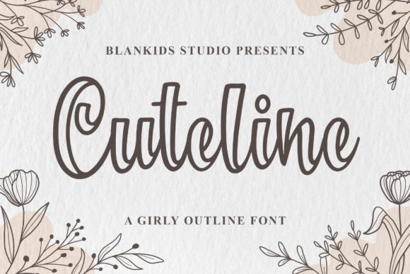 Cuteline: A Playful Font for Creative Projects
