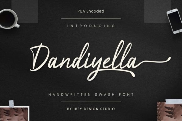 Dandiyella: A Playful Font for Polished Branding