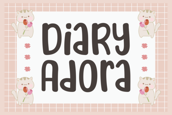Diary Adora: A Cute Handwritten Font