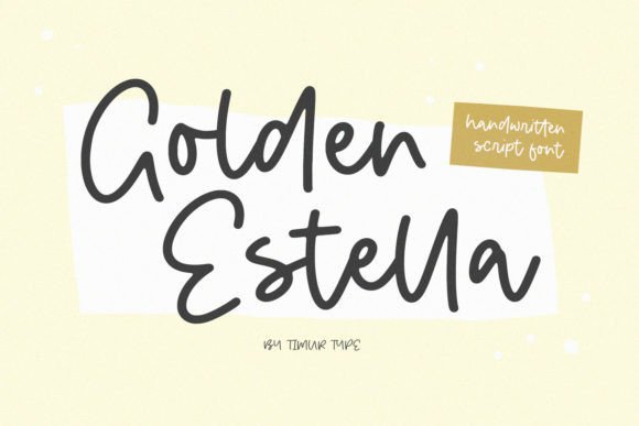 Golden Estella: A Font for Business Success