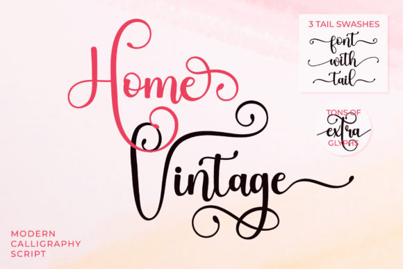 Home Vintage: A Font for Timeless Branding