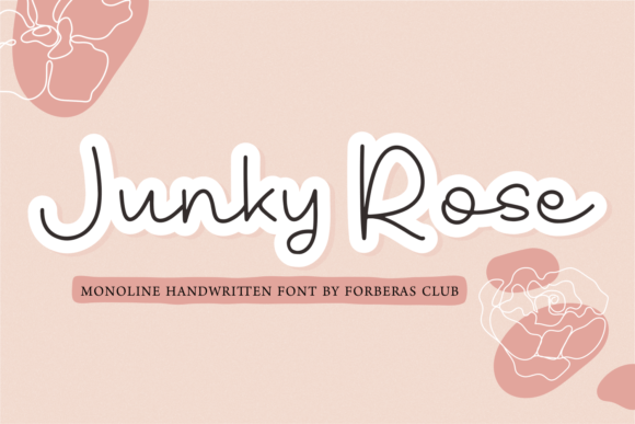 Junky Rose Font: Elegant Handwriting for Creative Projects