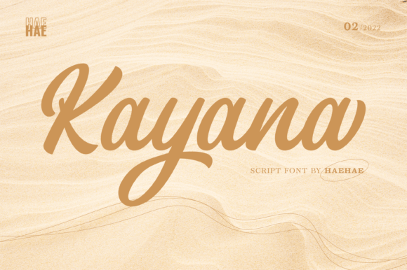 Kayana: A Modern Handwritten Font