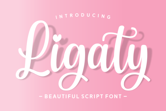 Ligaty: A Charming Script Typeface for Editorial Design