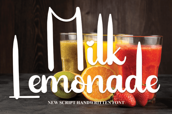 Milk Lemonade Font Review