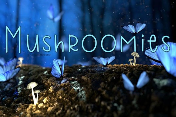 Mushroomies: A Playful Handwritten Font for Modern Web Design
