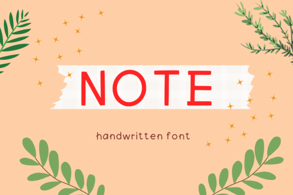 Note: A Handwritten Font for Thoughtful Design