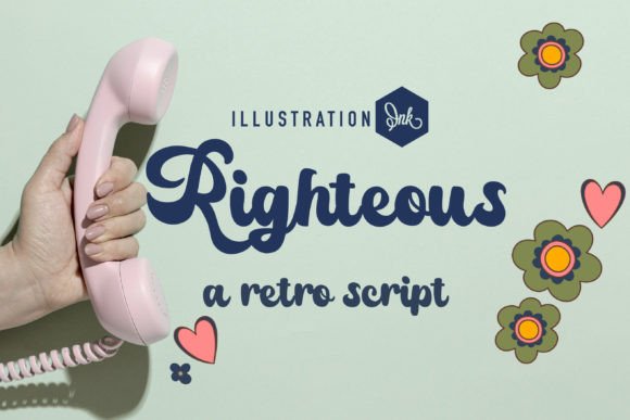 Righteous Typeface: A Bold Script for Editorial Impact