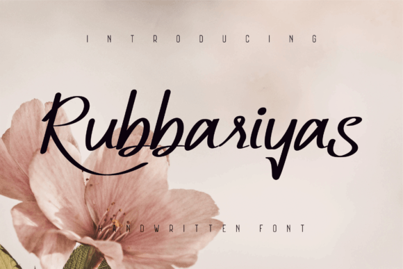 Rubbariyas Font: Elegant Script for Digital Campaigns