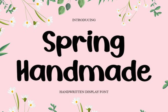 Spring Handmade Font for Creative Projects