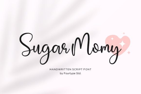 Sugar Momy: A Delicate Script Font
