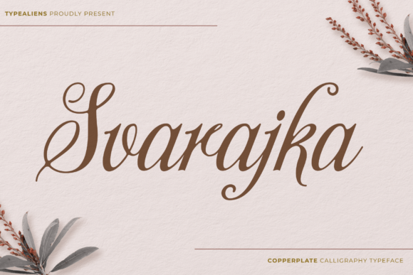 Svarajka: A Classic Script Font for Web Design