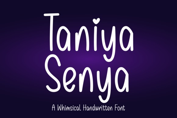 Taniya Senya: A Playful Font for Business