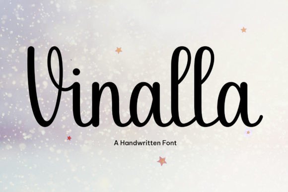 Vinalla: A Handwritten Font for Creative Web Design